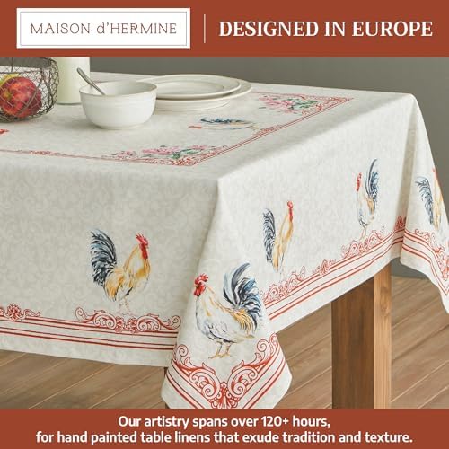 Maison d' Hermine Table Cloth Rectangle Table Reusable 100% Cotton 60"x120" - Image 2