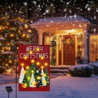 Lighted Christmas Garden Flag for Outside, Xmas Tree (Pine Forest, 28x40 Inch) - Image 7