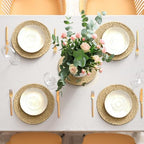 Elcoho 40 Pieces Round Woven Placemats 12 Inch Boho Rattan Placemats Farmhouse Braided Place Mats Woven Plate Chargers Rustic Wicker Table Mats for Dining Table - Image 6