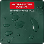 HOLDN’ STORAGE Premium Wreath Storage Bag - Durable Material - Waterproof - Heavy-duty Christmas Storage Container for Xmas Wreath with Dual Zipper Closure, Tear-proof, 30"W x 7.5"D - Green - Image 5