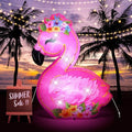 Vihose 5.5 ft Inflatable Flamingo Decoration with LED for Summer Party by VIHOSE