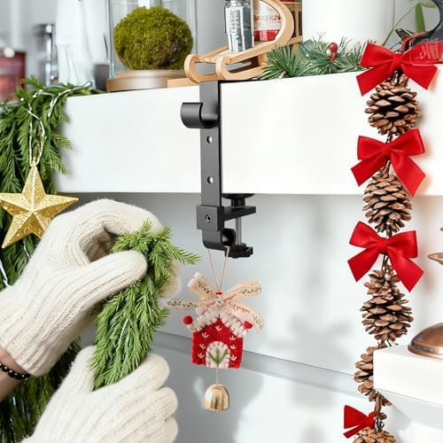 Stocking Hangers for Mantel,Adjustable Christmas Stocking Holder - Image 5