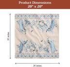 Maison d' Hermine Cloth Napkins Set of 4 100% Combed Cotton (20" x 20") - Image 5