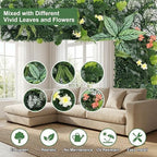 4 Pack 20"x20"Grass Wall Panels-Artificial Boxwood Panels for Greenery Wall Backdrop,UV-Protected Greenery Wall Backdrop Faux Greenery for Indoor Outdoor Decor,Garden Fence,Wedding,Privacy Screen - Image 3