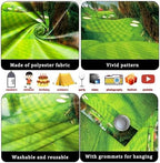 7x16ft Golf Course Garage Door Decorations Green Grass Spring Natural Scenery Golf Themed Backdrop Golf Banquet Decor Golf Sports Party Baby Shower Birthday Party Supplies Studio Props - Image 3