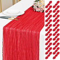 24 Pack Red 10Ft Cheesecloth Table Runner by Unknown