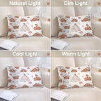 Batmerry Christmas Baking Pattern Pillowcases, Gingerbread Houses Tree Candy Cane Decorative Bed Pillow Cover with Hidden Zipper Soft Blended for Hair and Skin 20X26 in - Image 6
