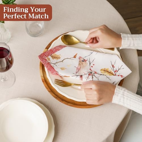 Maison d' Hermine Cloth Napkins Set of 4 Reusable 100% Cotton (18" x 18") - Image 4