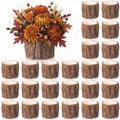24 Pcs Wooden Vase for Centerpieces Wedding Flower, 4.7 Inch by RimCereal