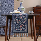 Patdrea Designer Elegant French Velvet Table Runner,12"X118"-Lanruoting - Image 2