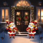 28x40 Solar Christmas Santa Garden Flag, Outdoor Decor - Image 7