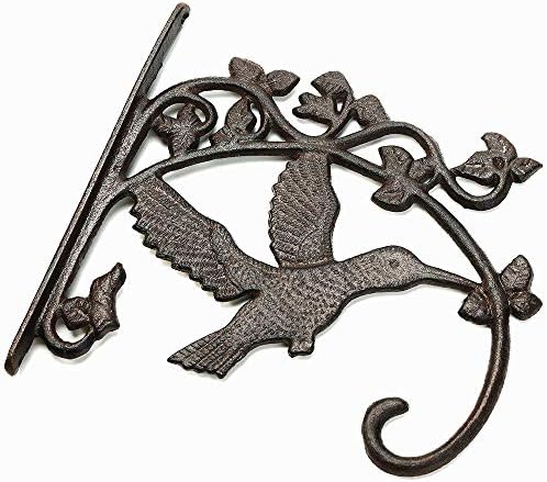Sungmor Cast Iron Plant Hanger Wall Hooks - Hummingbird & 10.4 inch & 2PC - Image 2