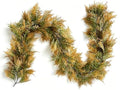 HipTree 6FT Artificial Fall Garland with Fern Eucalyptus Leaves for Mantle by HipTree