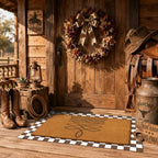 Tinideya 2 Pcs Western Howdy Layered Doormat Set for Porch Decor - Image 4