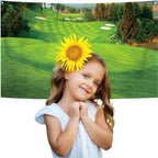 6x13ft Golf Course Garage Door Decorations Green Grass Spring Natural Scenery Golf Themed Backdrop Golf Banquet Decor Golf Sports Party Baby Shower Birthday Party Supplies Studio Props - Image 7