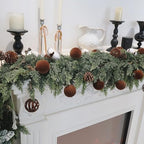 20Pcs Brown Velvet Christmas Ornaments Set,2.36In Flocked Ornaments Balls - Image 6