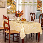 Midsummer Breeze Yellow Floral Farmhouse Tablecloth Rectangle 60x120 inch - Image 5