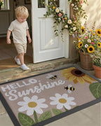 Color&Geometry Outside Welcome Front Door Mat, 24"x36" Sunny Gold - Image 5