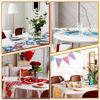 Honeydak 12 Pcs Holiday Table Runner Seasonal Farmhouse Table Decor 13 x 72 Inch Kitchen Accessories Spring Summer Thanksgiving Christmas Fall Halloween for Home Party Dining Room Kitchen (Farmhouse) - Image 5