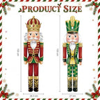 Yerliker 2 Pcs Christmas Nutcracker Porch Signs for Outdoor Decorations - Image 2
