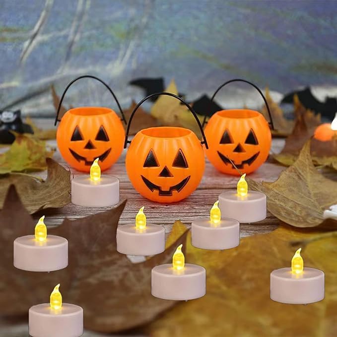 LED Tea Lights Battery Operated Flameless Candles 150 Pack Warm Yellow - Image 6