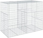 vidaXL Gabion Basket with Cover 78.7"x39.4"x59.1" Galvanized Iron by vidaXL