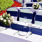 Bencailor 36 Pcs Navy Blue Satin Table Runners Bulk, 12 x 108 Inch - Image 4