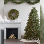 Balsam Hill Vermont White Spruce Christmas Wreath - 26" Majestic East Coast Front Door Wreath with True Needle Foliage & Battery-Operated LED Clear Lights - Image 7