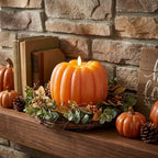 Fall Decor, Fall Decorations for Home Large Flameless Pumpkin Candle Orange - Image 7