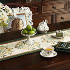 Patdrea Designer Vintage French Velvet Table Runner,12"X71"-Botticelli - Image 6