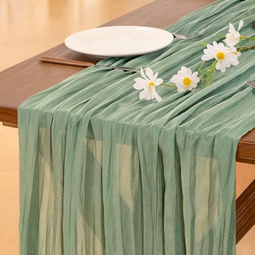 15 Pack Cheesecloth Table Runner Fall Boho Gauze Wedding Party Home Decor - Image 2