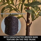 Fudios Little Lighted Tree with Timer 18in 50 LED USB Battery Operated Table Top Bonsai Olive Trees Light Artificial Plant for Home Decor Indoor - Image 2