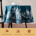 Maison d' Hermine Table Cloth Round Table 100% Combed Cotton 70" Diameter - Image 2