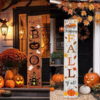 47" Fall Porch Sign Double Side Halloween Boo Porch Outdoor Decor - Image 4