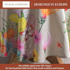 Maison d' Hermine Table Cloth Round Table Reusable 100% Cotton 63" Diameter - Image 2