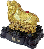 Betterdecor Gold Color Feng Shui 12 Chinese Zodiac Animal Statue Figurine Home Office Decoration and Gift for New Year Holidays and Birthday (Zodiac Ram/Sheep) - Image 4