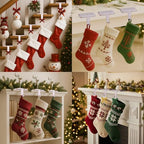 Vintage White Christmas Stocking Hooks Set of 6 – Weighted Metal Mantle Stocking Hangers with Non-Slip Base for Fireplace, Shelf, TV Stand or Dresser Decor - Image 7