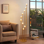 2Pcs Gold 9-Arm Floor Candle Holders for Pillar Candles,44inches Tall - Image 3