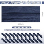 30 Pack Navy Blue Table Runner 10Ft Cheesecloth Table Runner Boho Gauze Table Runners Romantic Long Cheese Cloth Sheer Fabric Table Runners for Wedding Party Bridal Shower - Image 2