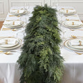 SHareconn 5.9FT Artificial Christmas Cedar Garland Decoration, Realistic Faux Cypress Greenery Garland for Winter Mantle Table Stairs Railing Fireplace Holiday Indoor Outdoor Decor, 5.9 FT by SHareconn