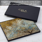 Cala Home Thousand Lifetimes Boxed Set of 4 Premium Hardboard Placemats - Image 7