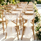 12 Pcs White Lace Table Runner,14x120Inch Vintage Wedding Home Decor Runner - Image 5