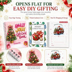Christmas Gift Card Book for Adults, Spiral Bound Merry Cash Greeting Card - Image 3