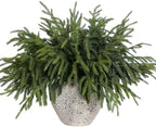 64Pcs 18"Lifelike Touch Artificial Christmas Norfolk Pine Branches for Vase by YXZZWL