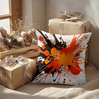 Batmerry Splashes Vibrant Pillowcases, Abstract Splash Art Decorative Bed Pillow Cover with Hidden Zipper Soft Blended for Hair and Skin 20X26 in - Image 6