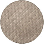 Restaurantware Round Brown Light Placemat, 15 in, 6 Pack - Image 2