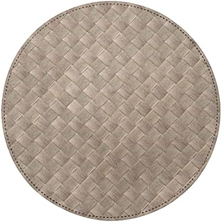 Restaurantware Round Brown Light Placemat, 15 in, 6 Pack - Image 2