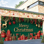 Classic Elements Banner 16x7 Ft - Reindeer and Decorations for Double Car Garage Large Wall Display - Image 6
