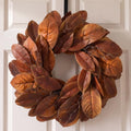 Yunlly 1 Pcs 20'' Fall Wreath Artificial Magnolia Leaves Wreath Front Door by Yunlly