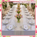 HunnmingRe 12 Pcs Spring Floral Cloth Napkins 100% Cotton, 17x17inch - Image 4